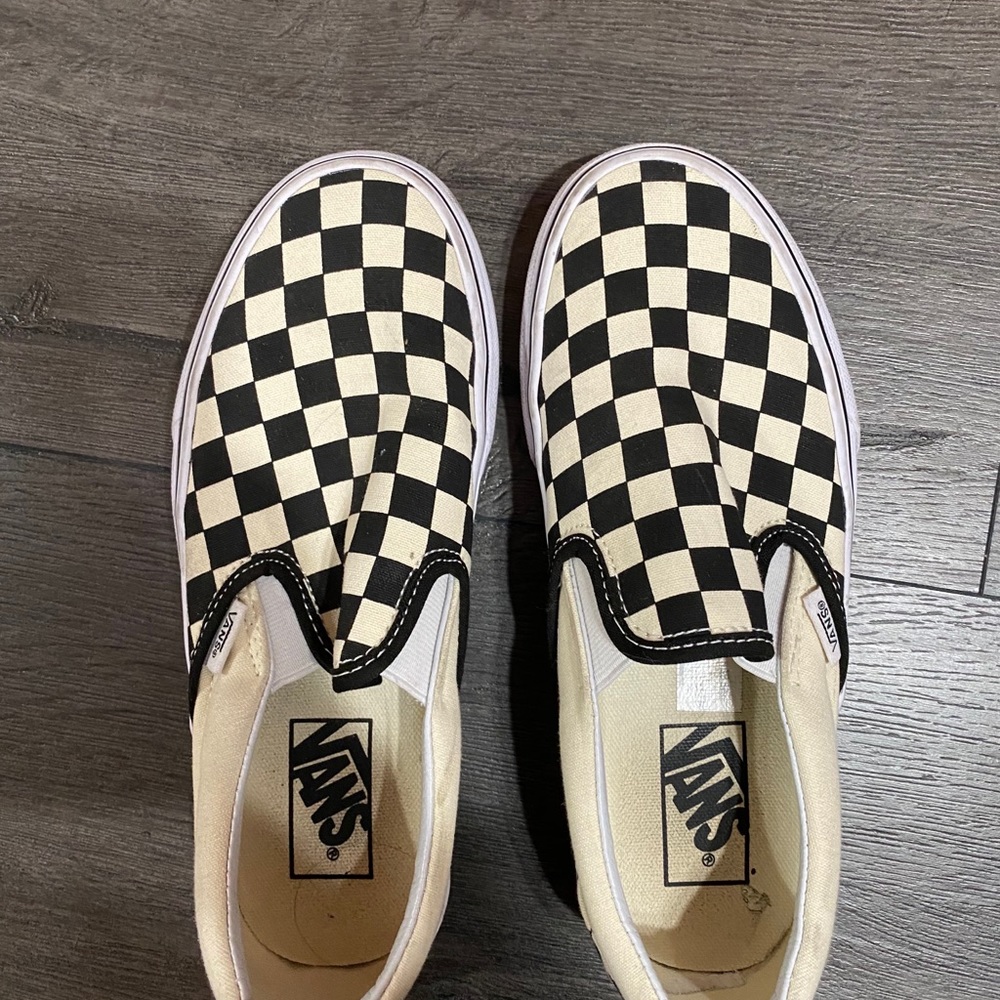 Checkered Vans